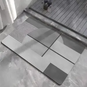 Badematte Anthrazit
