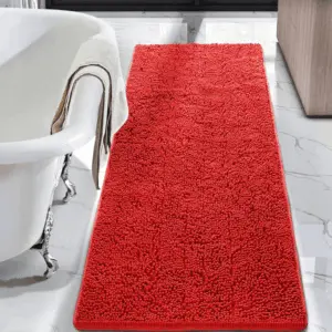 Badezimmermatte Rot