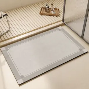 Badezimmerteppich Grün