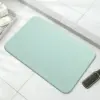 Badezimmerteppich Steinoptik, mintgrün, rutschfest, für Bad und Dusche.