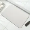 Badezimmerteppich Steinoptik, grau, rutschfest, für Bad und Dusche, modernes Design.