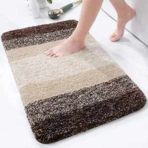 Badteppich Braun Beige