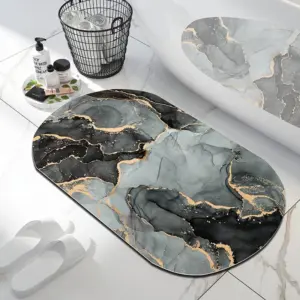 Badteppich Marmor