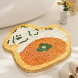 Badteppich Orange