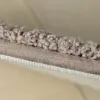 Saugfähiger Badteppich mit weicher Textur und festem Rand, ideal für Badezimmer.