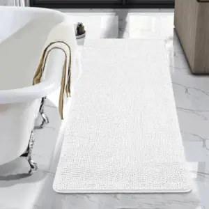 Badteppich Weiss Gross
