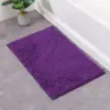 Violetter Chenille Badteppich 60x90 cm, weicher Badematte für Badezimmer.