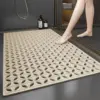 Rutschfeste Duschmatte mit rutschfestem Profil, ideal für Badezimmer und Dusche.
