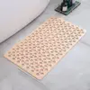 Massageduschvorleger mit perforiertem Design, Badteppich für Massageeffekt und optimale Nassabfuhr.