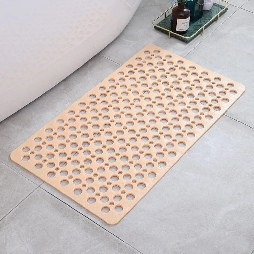 Massageduschvorleger mit perforiertem Design, Badteppich für Massageeffekt und optimale Nassabfuhr.